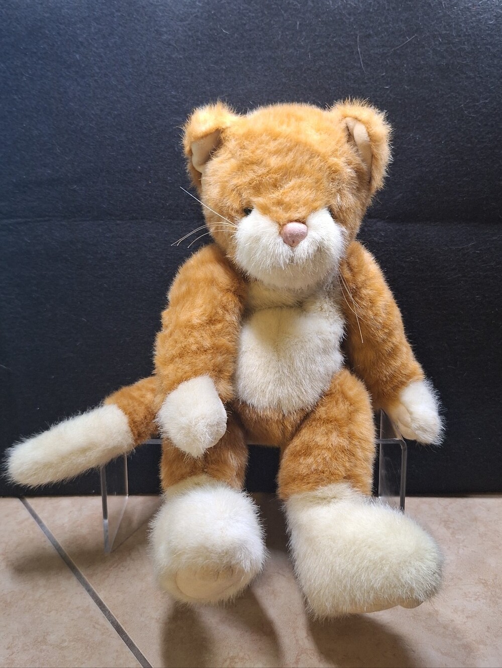 Boyds Collection JB Bean Plush Penny P Copperpuss Ginger Tabby Weighted 14" 2000